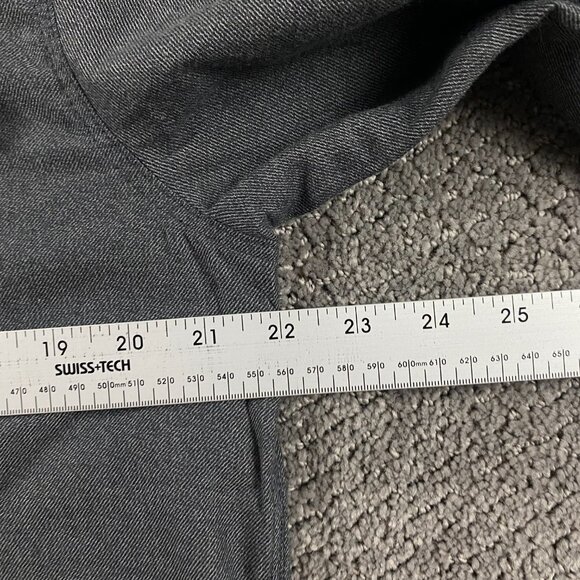 NWOT Outdoor Research Gastown Flannel Shirt Men's Large Gray Outdoors Hiking - Picture 11 of 12